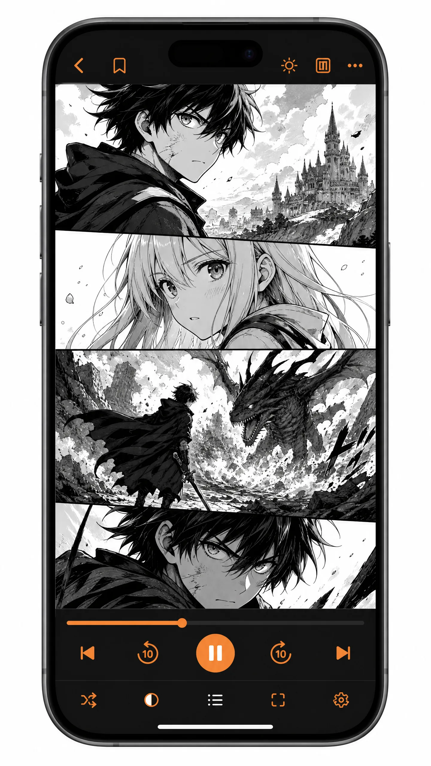 里番手机APP漫画阅读界面展示